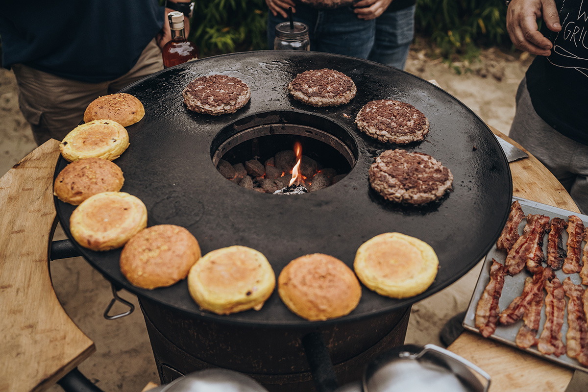 Moesta BBQ-DISK Feuerplatte inkl. Höhenversteller